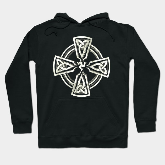 Celtic Cross Hoodie by SpottydoggCreatives